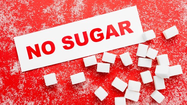 Message to stop eating sugar